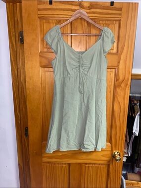Jessica Simpson Sage Green Midi Dress